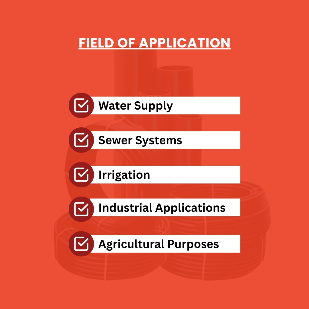 application of hdpe pipes